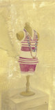 Mannequin with Short Set and Necklaces Prints by Cuca Garcia