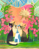 Il Giardino Dei Gatti Affiches par Rosina Wachtmeister