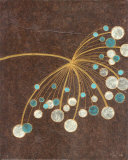Tige et bulles turquoise Affiches par Alan Buckle