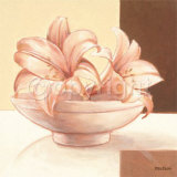 Bowl with Lilies Prints by Yves Blanc
