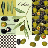 Olive Montage Prints by Ute Nuhn