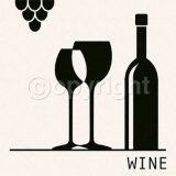 Wine Print by Ute Nuhn