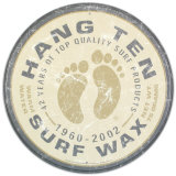 Hang Ten Surf Wax Cartel de chapa