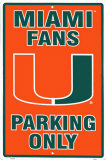 Universität von Miami Blechschild