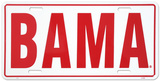 Universidad de Alabama Cartel de chapa