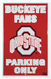 Ohio State Plaque en métal