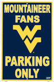 University  of West Virginia Tin Sign