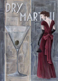 Dry Martini Print by M Tierry