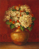 Tuscan Hydrangeas Prints by Pamela Gladding