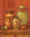 Tuscan Urns II Art by Pamela Gladding