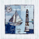 Light House Print by Katherine & Elizabeth Pope