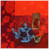 Theiere et Bol Prints by Loetitia Pillault