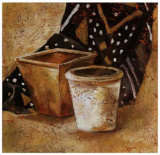 Pot et Tissus II Poster by Olga Ilic