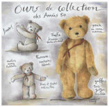 Ours de Collection des Annees 50 Prints by Joëlle Wolff