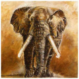 Eléphant Art par Olga Ilic
