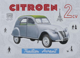Citreon 2CV Plaque en métal