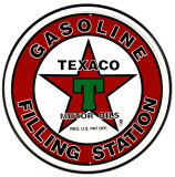 Texaco Filling Station Blikkskilt
