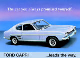 Ford Capri Cartel de chapa Ford Capri Cartel de chapa