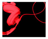 Red Headphones in the Air ... like Music in the Air, where is the DJ? Lámina fotográfica por Kirsten Gaeding Red Headphones in the Air ... like Music in the Air, where is the DJ? Lámina fotográfica por Kirsten Gaeding