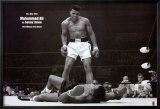 Muhammad Ali gegen Sonny Liston Poster