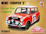 Mini Cooper S Cartel de chapa