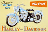 Moto - Duo Glide Plaque en métal