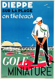 Dieppe Mini Golf Collectable Print by Oliver Gambier