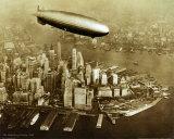 The Hindenburg Airship, 1936 Poster