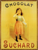 Chocolat Suchard Plaque en métal