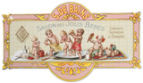 Savon des jolis bébés Plaque en métal