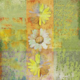 Floral with Cursive II Prints by Pierre Fortin