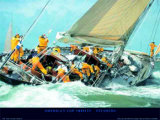 America's Cup Jubilee - Velsheda Affiche par Kos 