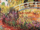 The Japanese Bridge Poster von Claude Monet
