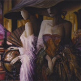 Lavendar Fashion III Art by Pascal Dugourd