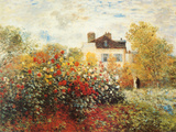 Monets Garten in Giverny Poster von Claude Monet