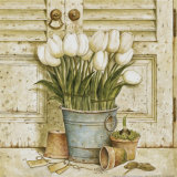 Potted Tulips II Kunst av Eric Barjot Potted Tulips II Kunst av Eric Barjot