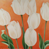 White Tulips Prints by Erik De André
