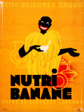 Nutri Banane Plaque en métal