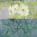 Floral with Cursive III Print by Pierre Fortin