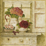 Floral Arrangement with Grapes II Prints by Herve Libaud