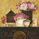 Still Life, Flowers on Antique Chest I Posters by Eric Barjot