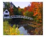 Selectments Building Bridge, Somesville, Mount Desert Island Fotografie-Druck von George Oze