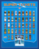 XLI Super Bowl Tickets Posters