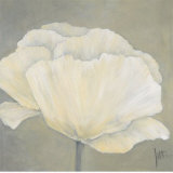 Poppy in White I Art by Jettie Roseboom