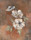 Russet Peonies I Poster by Rosemary Abrahams
