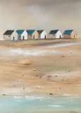 Beach Cabins III Kunstdrucke von Jean Jauneau