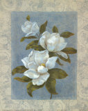 Blue Magnolias II Plakater af Vivian Flasch Blue Magnolias II Plakater af Vivian Flasch