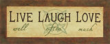 Vivre, rire, aimer Affiches par Louise Max