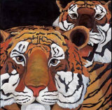 Sun Tigers Posters av LISA BENOUDIZ