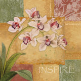 Inspire Orchid Posters par Elizabeth King Brownd
